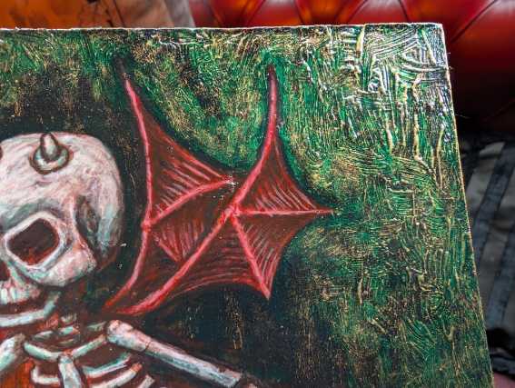 Textured gold Ardenbrite paint